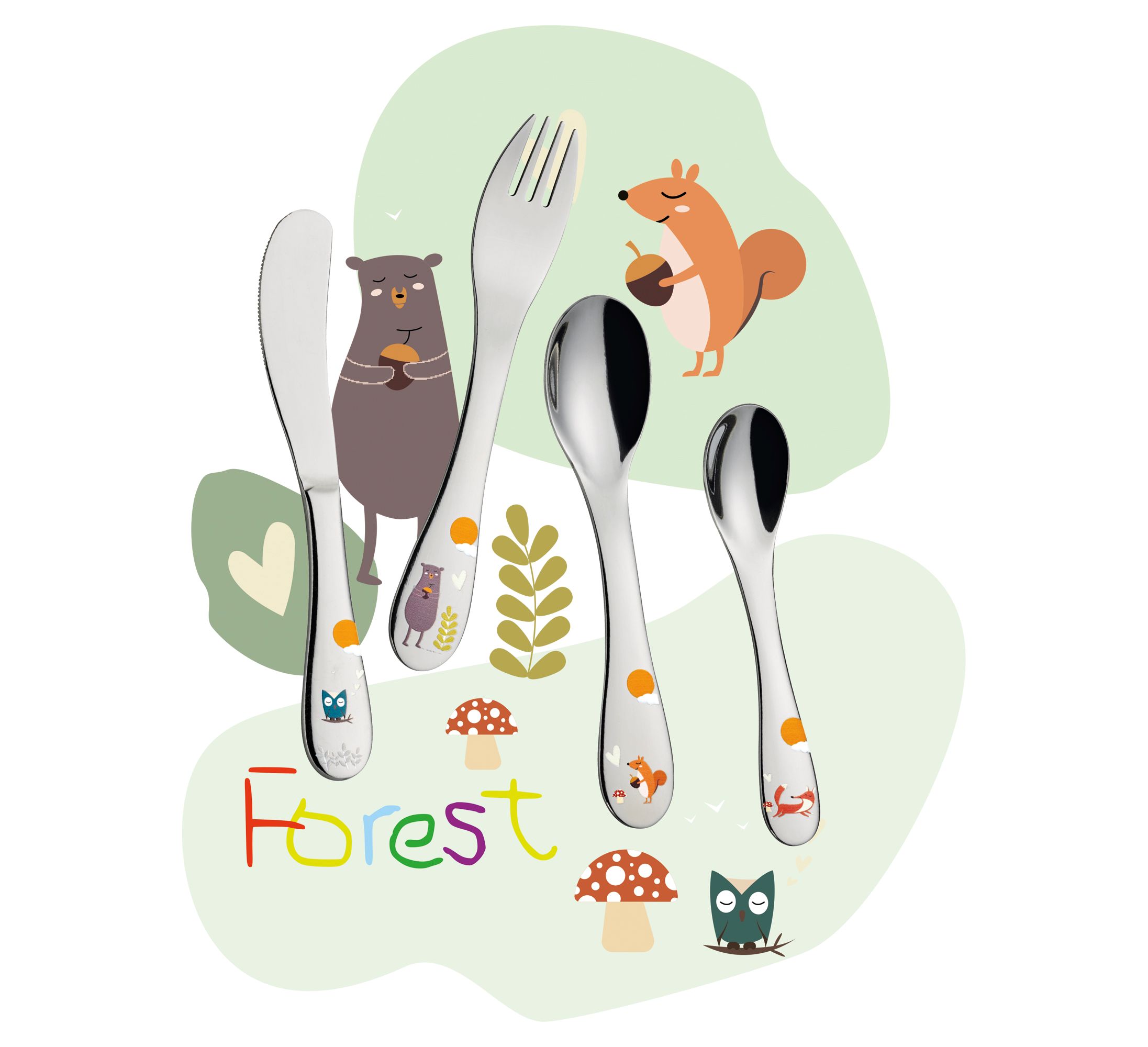 124910 Úžasná dětská sada příborů 4 ks od CILIO